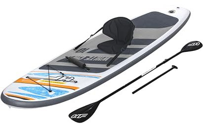 Hydro-Force Bestway SUP Allround Board-Set White Cap mit Sitz 305 x 84 x 12 cm