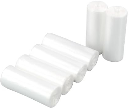 Vcansay 5 L Müllbeutel Transparent, Kleine Müllsäcke, 150 Beutel / 6 Rollen