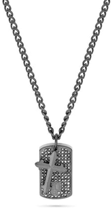 Police Herren-Collier mit Kreuz Vigor Schwarz PEAGI2214501