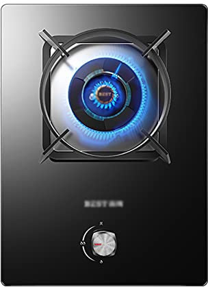 IBOWZ Plaque de Cuisson Gaz Table de Cuisson à gaz Table de Cuisson à gaz en Verre trempé Noir 5,2 KW avec FFD et Bouton de sécurité pour Enfants,pour réchauffer,Cuire,bouillir,Frire,mijoter [CLAS