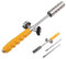 Aim Tools Gas Torch Weed Burner Flame Thrower Butane Gas Blowtorch Heating Welding Torch Roof Sealing Tool Multi Purpose with 2 Stainless Steel Extension Wands - Butane Not Included