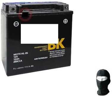 KOMPATIBEL MIT PIAGGIO MP3 Sport Advanced ABS E5 500 dal 2021 al 2021 YTX14-BS MAGNETI MARELLI BATTERIE GEBRAUCHSFERTIG GELADEN FÜR SOFORTMONTAGE BATTERIEN 12AH 12V 150X87X145MM