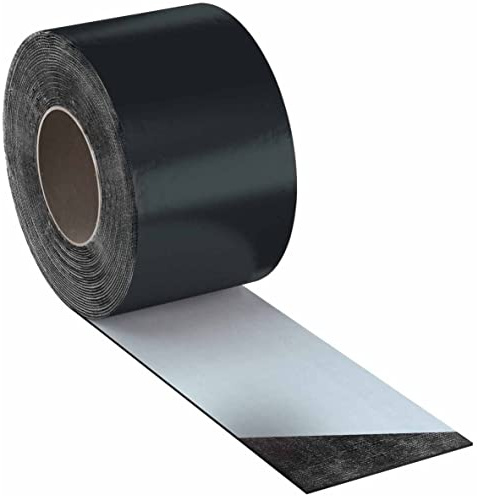 KAUFDACH® Dachdeckerband Bitumenband Abdichtband selbstklebendes Reparaturband (Anthrazit/Grau (RAL7016), 150,0mm)