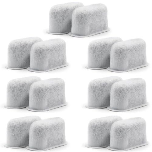 Acmerota 14Pcs Water Filters for Cuisinart Coffee Makers, Charcoal Water Filters Compatible for Cuisinart DDC-1100 DDC-115O DCC-900 DDC-1200 Coffee Machines for BEEM for Domo Machines