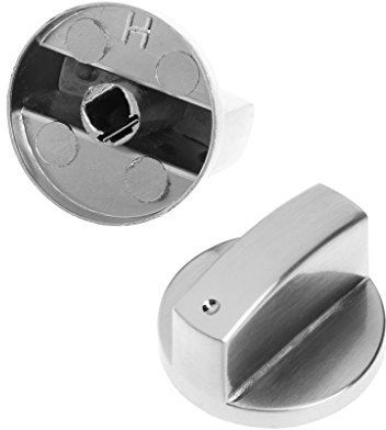 Ersatzknopf für Herd, Ofen, Herd, Metall, 2 Stück