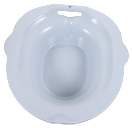 KOMBIUDA Sitzbad Pp Pflegebecken Für Toilettensitz Ergonomisch Hochbelastbar Mit Aufhängeloch Sitzbadewanne Zur Wochenbett Und Dammpflege Für Schwangere Senioren Und Mobilitätshilfen