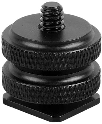 1/4 Pollice Flash Base Conversione Vite Doppio Strato Metallo Vite Stabilizzare Fotografia Lampeggiante Accessori Per Telecamere Reflex