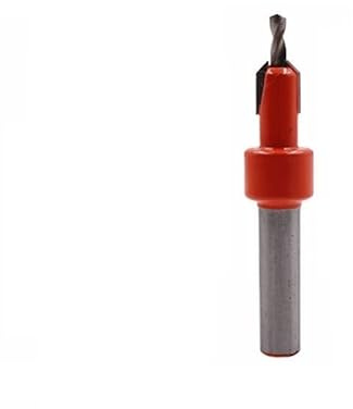BCOMFY Vástago Redondo de 8mm, avellanador for carpintería, Extractor de Tornillos, demolición Remon for fresado de carpintería, Herramientas de Broca(3x8mm)
