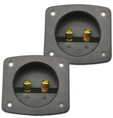 Lerpwige 2pcs Home Car Stereo Stereo Subwoofer Stecker 2 Wege Lautsprecher Box Klemmen Bindung Nach Umlaut Lautsprechern Box