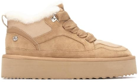 XTI - Zapatilla Mujer Beige - Calzado Cómodo y Versátil - Moda Casual - Modelo 14433802 (Talla 39)