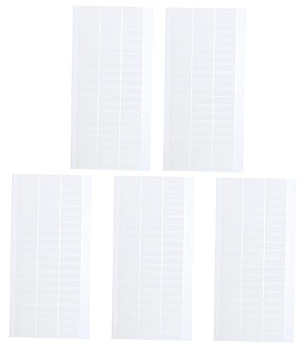 Gadpiparty 1 Set Nastro Biadesivo in Schiuma Quadrati Di Nastro Di Gommapiuma Doppio Schierato Millechiodi Biadesivo Double Sided Tape Strisce Biadesive Forniture Fai Da Te Eva Bianca 5 Fogli