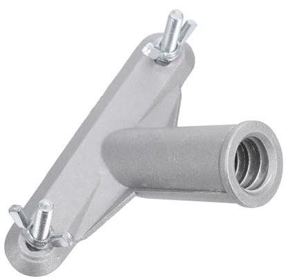 Silver Aluminium Alloy Roller Brush Connector with Extension Pole Adapter