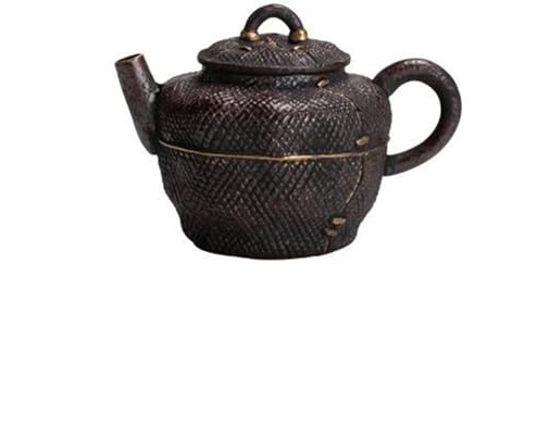 Ensembles De Tasses A Thé 110ml Ancienne Poterie Rouge Or Grossière Bouilloire Avec Infuseur Cafés Ornaments Théière Japonaise En Boue Roche