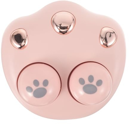 HONITANO Pulitore Occhiali a Vibrazione ad Alta Frequenza in Plastico Rosa Suono Leggero, Kit Pulizia per Anelli in Metallo, per Occhiali da Vista e Lenti a Contatto