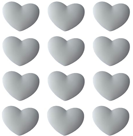 Javoryxh Amortiguador De Raqueta Silicona 12 Uds. Amortiguadores Raqueta Amortiguador Vibraciones Tenis Cuerda En Forma Corazón Vibración para Raquetas