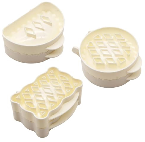 Holiday Mini Pie Mold, 3pcs ABS Hand Pie Maker for Christmas Thanksgiving Festivals and Parties Party Food Home and Restaurant Desserts