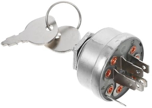 Tofficu Interruptor Encendido Repuesto para Cortacésped Arranque Instalación Fácil Compatible con Reemplazo Directo para Segadoras y Máquinas Cortar Césped