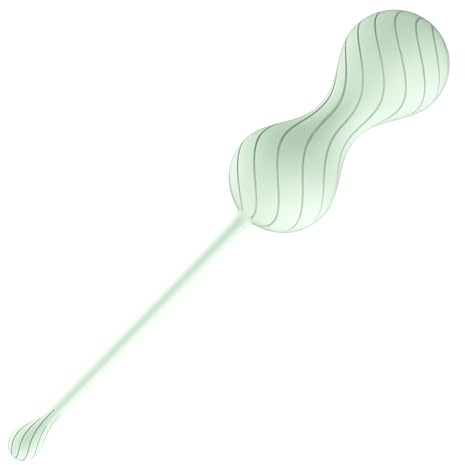 TensCare Fleur80 Beckenboden-Trainingskugeln 80g | Doppelgewicht mit Mikrovibrationskern aus medizinischem Silikon für Beckenbodenstärkung, Blasenkontrolle und Rückbildung.