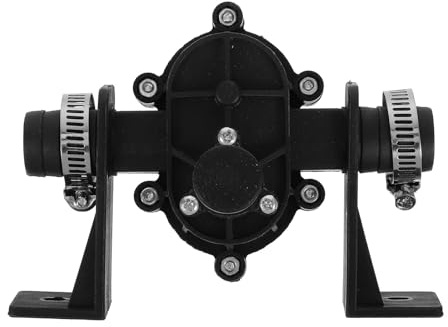 HORIALENCE Mini Pompe Auto-amorçante Électrique Portable pour Perceuse, Pompe de Transfert D'eau en Plastique Noir, Compacte et Économe en Énergie pour Arrosage et Pompage