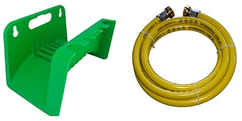 Heizung Füllschlauch 1,5m - 2,5m - 5m - 10m Füllschlauchset für Heizung 2,5m mit Wandhalter