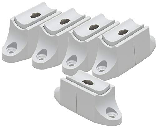 markiso® 5x Kurbelhalter für Rolladenkurbel [Made in Germany] Magnet-Halterung für Markisenkurbel [3-teilig höhenverstellbar], Wandhalterung für Kurbeln mit Ø von 12-17mm |Farbe Weiß