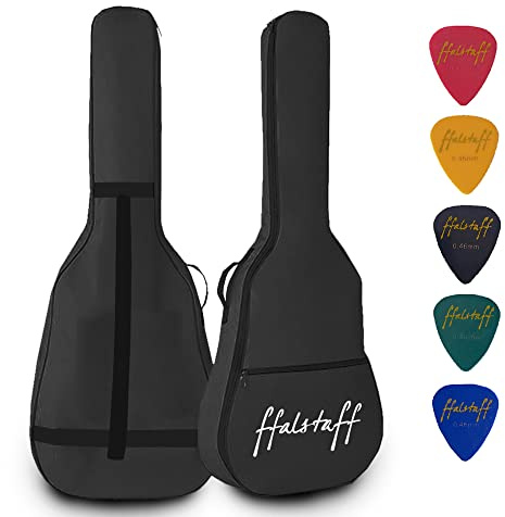 Klassische/akustische Gitarrentasche, 91 cm_Schwarz, gitarrentasche