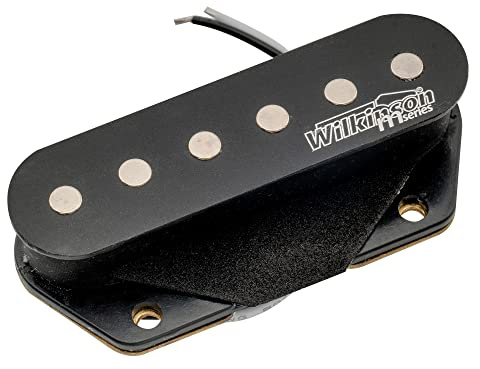 Wilkinson WOVT Low Gauss Vintage Nashville Keramik Telecaster Steg Tonabnehmer Pickup für Tele Style E-Gitarre, Schwarz