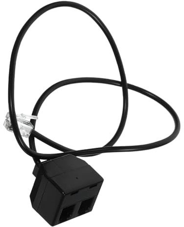 ETHZZLE Telefonadapter Für Und Trainingsgeräte Pc Splitter Langlebige Und Gummimaterialien Einfache Plug-and-Play-verbindung Kompatibel Mit Gängigen Telefonen