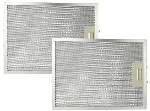 vhbw 2x Filter Metallfettfilter kompatibel mit Alno AE 601 A 94264099500 | AE 601 E 94264099400 Dunstabzugshaube - 32,7 x 24,1 x 1,06 cm, Metall