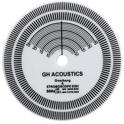 BaotyJie Vinyl Tachometer Phonograph Test Disc Kalibrierung Erkennung, Plattenspieler Plattenspieler Tuning Disc,