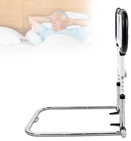 Bettgitter For Ältere Erwachsene, Haltegriff Zur Sturzverhinderung Am Bett, Höhenverstellbares Bettstützgitter For Senioren, Passend For Alle Arten Von Betten