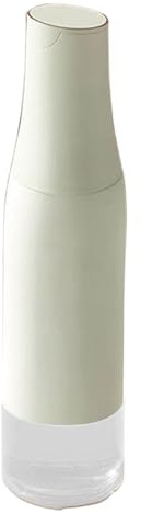 EIOLWJIEO Botella de aceite de vidrio con tapa basculante para dispensar aceite cómodamente, recipiente de vidrio, utensilios de cocina, dispensador de aceite y condimentos, verde