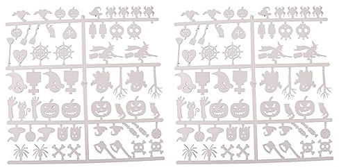 2 Stück Buchstabenbrett Halloween Buchstaben Zeichen für Filz Message Board Letterboard Home Office Hochzeit Geburtstag Weihnachten