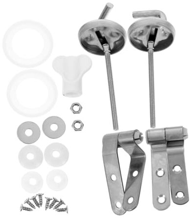 CIYODO 1 Set Cerniera Per Sedile Wc in Acciaio Inossidabile E Abs Fissaggio Sedile Wc Accessorio Per Copriwater Montaggio Strumento Di Fixing