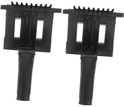 Kisangel 2stücke Pferdehaarkamm Aus Gummi Und Metall Ergonomischer Griff Für Einfache Handhabung Entfernt Lose Haare Und Schlamm Für Pferdereinigung Und Pflege Von Nutztieren