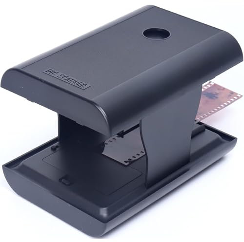 Mobile Film Scanner,Scanner diapositive,Film Mobile Scanner,Diapositive 35mm/135mm e negativi,Staffa pieghevole,Supporto montaggio e condivisione