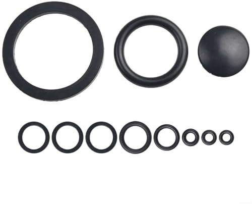 Garden Sprayer Rubber O-Rings Replacement Kit Sealing Rings for Pressure Sprayers Maintenance Parts 3L 5L 8L Black 10 Pieces Sprayer Accessories