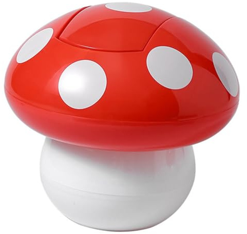 Ipetboom Poubelle Champignon Originale Petite Poubelle de Table Seau à Déchets Pratique pour Bureau et Intérieur