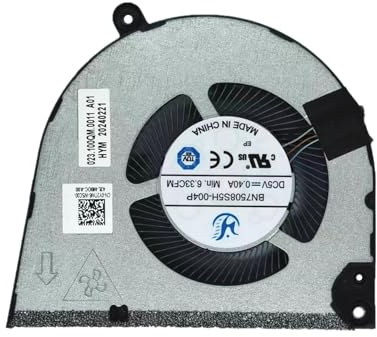Ventilateur de refroidissement for processeur et carte graphique for ordinateur portable 16 Plus 7620 16 7620 GTX3050 Series FP66 FP67 0Y2TW6 0N49HW BN9508S5H-(CPU FAN)