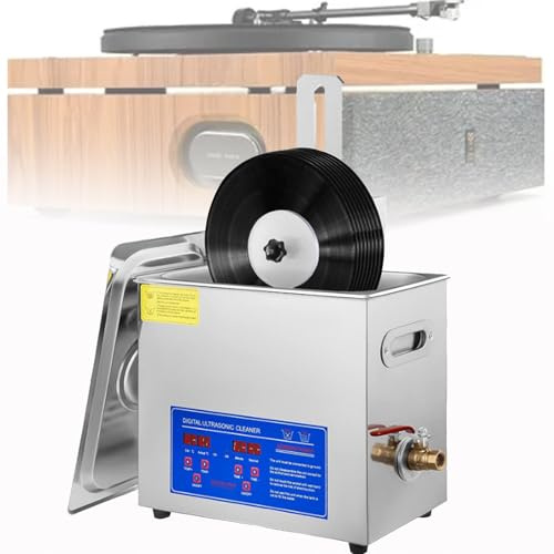 Nettoyeur à ultrasons pour disques vinyles, bijoux et appareils électroniques, solution de nettoyage en profondeur efficace
