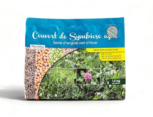 Permaculture Fertile d'hiver® – Semis d’Engrais Vert d’Hiver – Nourrit et Régénère le Sol – 1.5kg