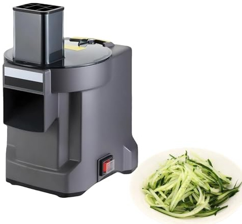 Coupe-Légumes électrique Hachoir-Découpeur Robot Culinaire 3 En 1 Avec Lames Acier Inoxydable, Multifonction Pour Cuisine Professionnelle Et Maison