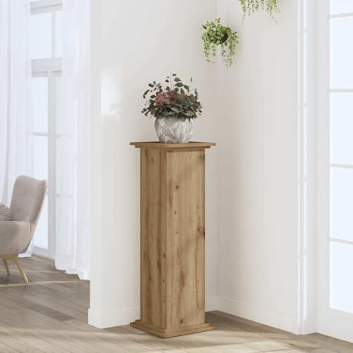 Lumanois Supper Piante Rovere Artigianale 33x33x100 cm Truciolato,Casa e Giardino,Prato e Giardino,Giardinaggio,Supporti per Piante,14.5kg-852986