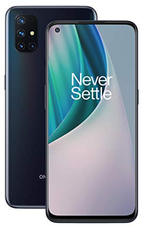 OnePlus N10 5G 6GB RAM and 128GB Storage SIM-Free Smartphone with Quad Camera, Dual SIM and Warp Charge 30T - Midnight Ice - 2 Year Warranty