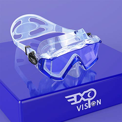 Maschera subacquea Pano 3 per adulti, Maschera subacquea in vetro temperato, Occhialini antiappannamento Maschera da nuoto Occhialini da nuoto con copertura nasale