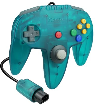 Hyperkin Manette Premium « Captain » pour N64 (Turquoise) - Nintendo 64