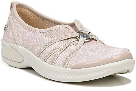 BZees Womens Niche Ballet Flat Beige Batik 6.5 M