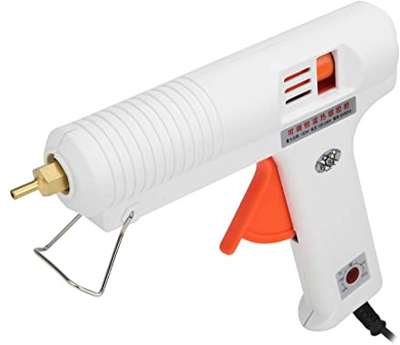 Pistola per Colla a Caldo a Temperatura Regolabile Fafeicy 150 W per Artigianato Fai-te e Riparazioni Domestiche (Spina UE)