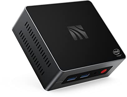 KUYiA Mini PC Desktop Computer Micro PC 8GB RAM 128G SSD Celeron J4125 (fino a 2,7 GHz) Processor Supports 4K HD Dual HDMI WiFi (2.4G + 5.8G) Ethernet 1000M USB 3.0X4 BT4.0