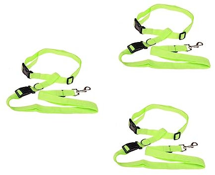 Angoily 3 Stücke Hund Gürtel Leine Für Laufende Hände Taille Hund Leine Quick Release Komfortable Fit